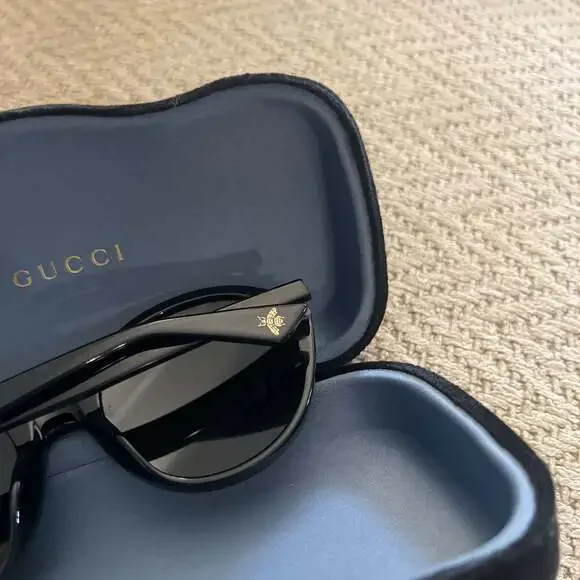 Gucci GG0023S Round Havana Frame Sunglasses - Picture 3 of 3